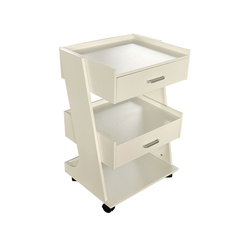 HZ2082BK / HZ2082 گاری گاری سالن با چرخ گاری چرخدار ایستگاه آرایشگاه با کشو