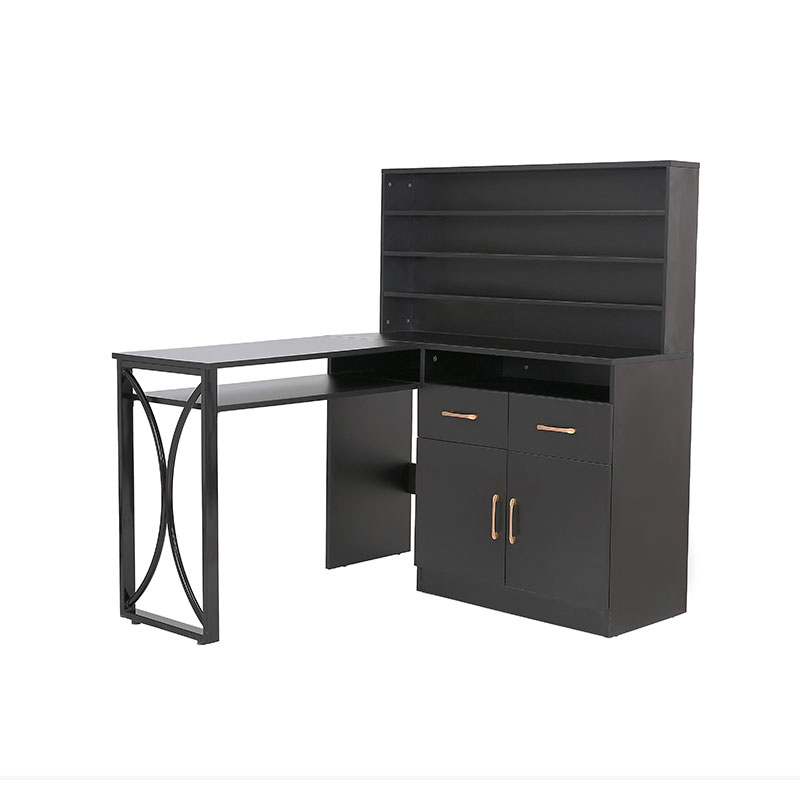 میز مانیکور همه کاره مشکی HZ2080 با کشو