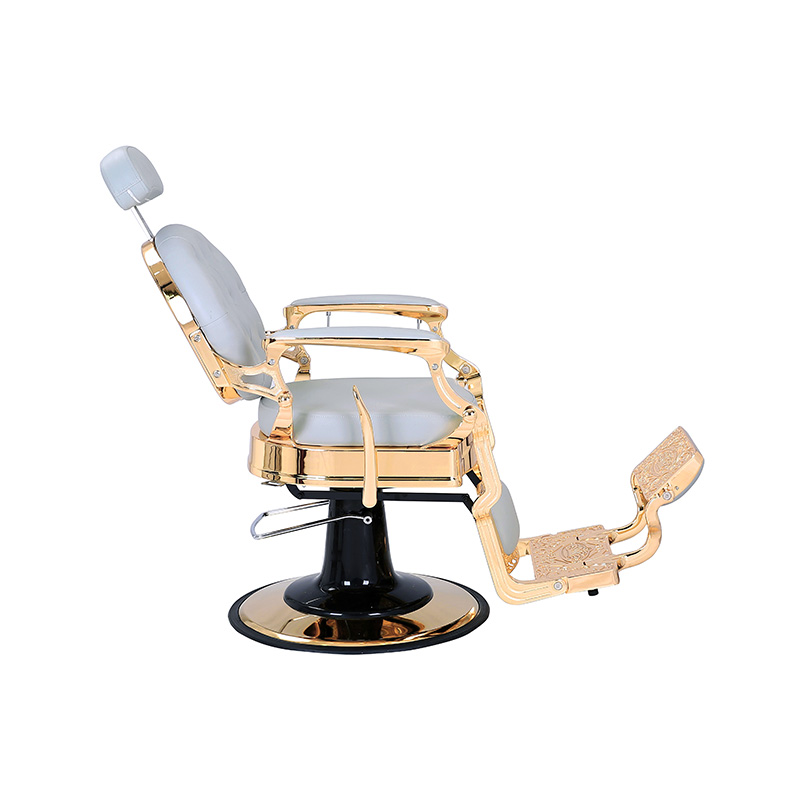 صندلی آرایشگری HZ8799B-K / HZ8799B-R / HZ8799G-R / HZ8799H-Z مشکی با قاب طلایی