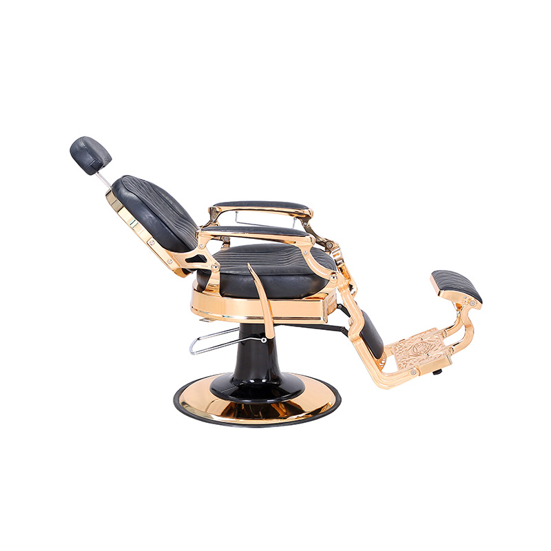 صندلی آرایشگری رترو چهارخانه مشکی HZHZ8799E