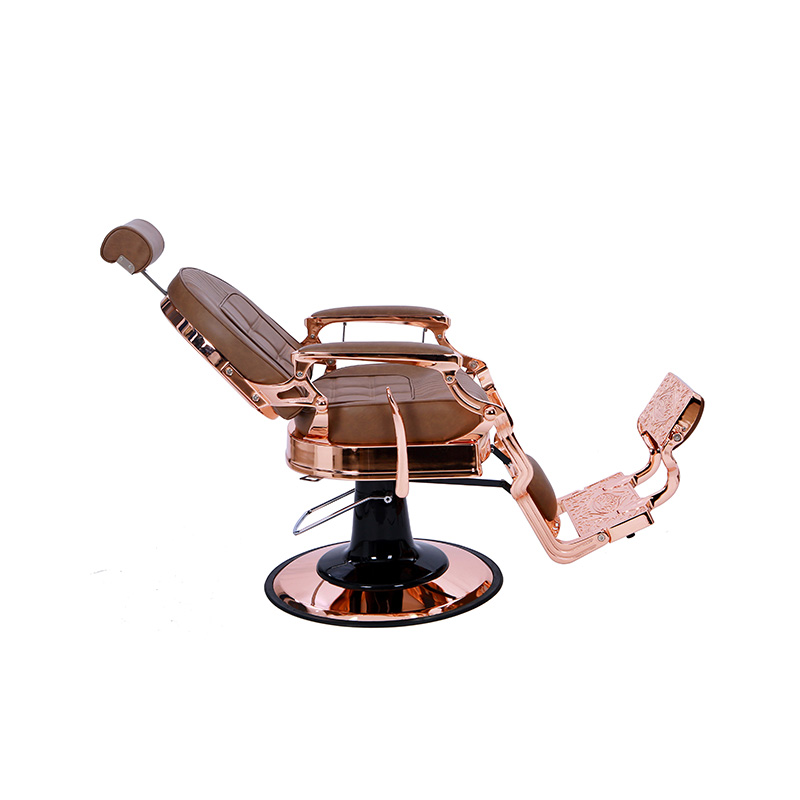 صندلی مخصوص آرایشگاه پشتی شطرنجی قهوه ای HZ87101BR