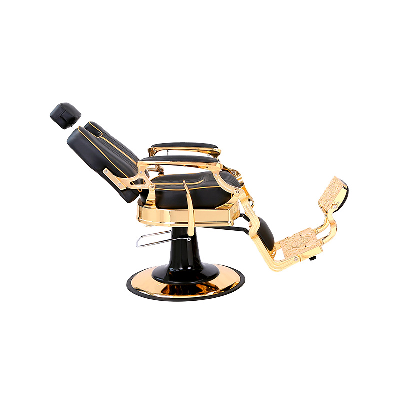 صندلی آرایشگر قدیمی قابل تنظیم HZ87104 به سبک صنعتی با قاب فلزی محکم