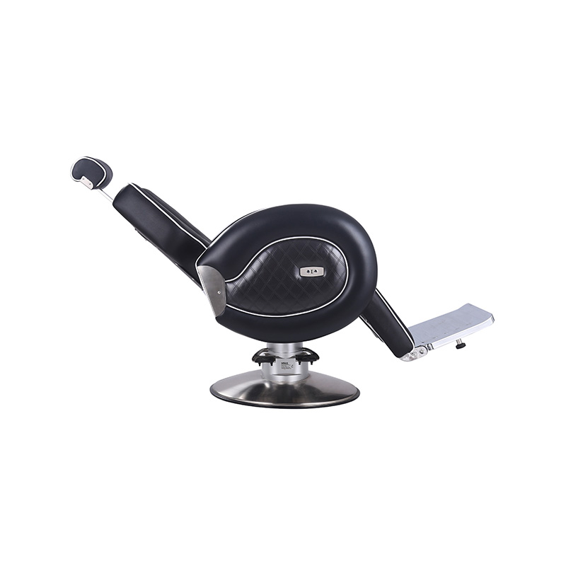 HZ8762 لبه سیاه با نوار لبه نورد سفید صندلی آرایشگاه سنگین